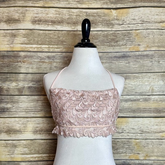 Love & Lemons Naples Lace Bikini Top Size Small - Picture 3 of 6